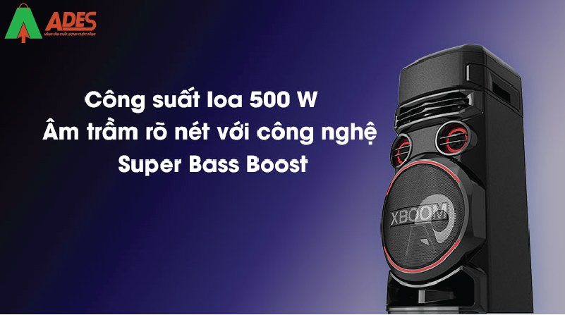 cong suat loa 500 w Loa Bluetooth Karaoke LG Xboom RN7