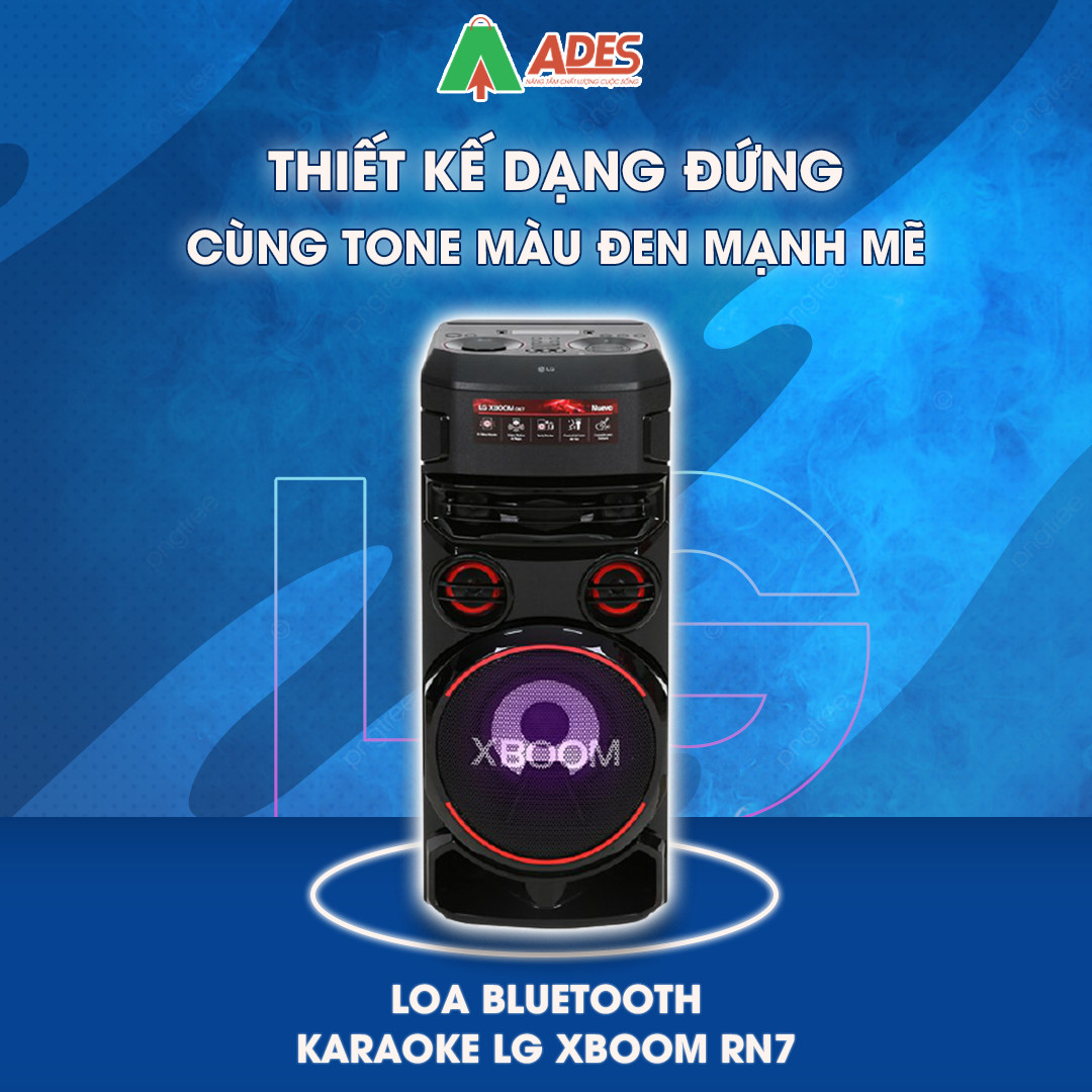 thiet ke dang dung Loa Bluetooth Karaoke LG Xboom RN7